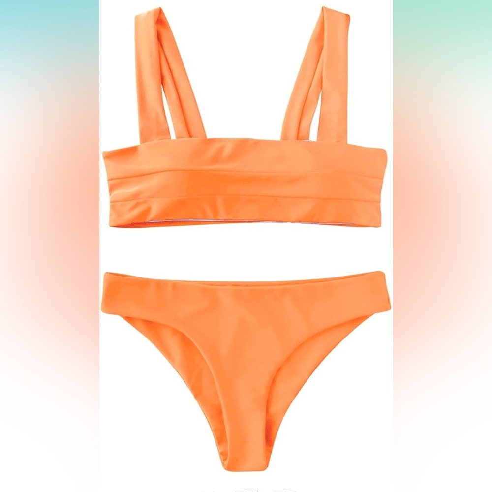 Orange bikini